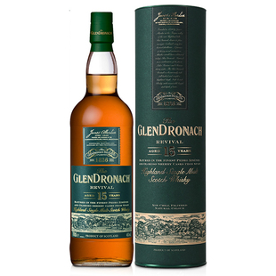 格兰多纳15年复兴单一麦芽苏格兰威士忌洋酒正品行货GLENDRONACH