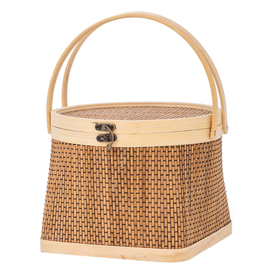 竹篮月饼竹包装鸡蛋特产礼品