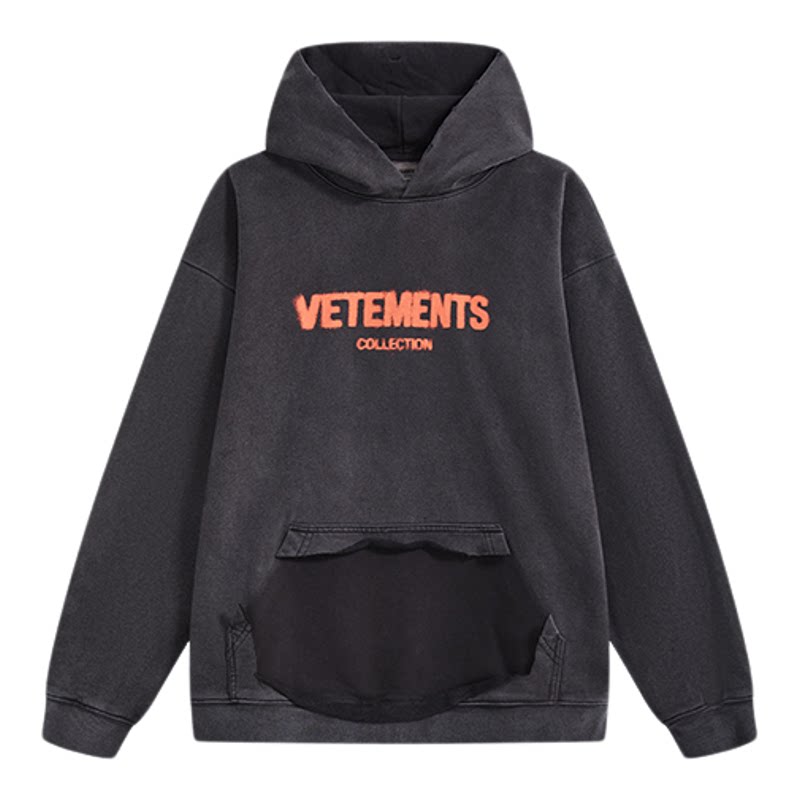 VETEMENTS秋冬男女同款连帽卫衣