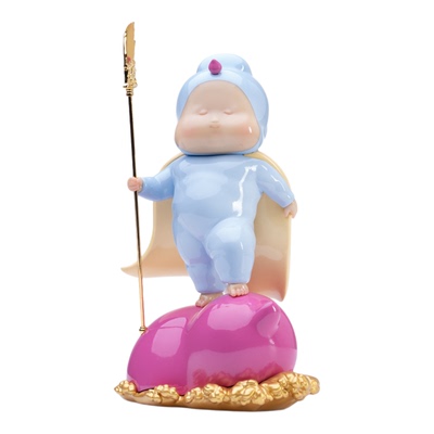 稀奇艺术新品《福禄·自在》玄关雕塑桌面摆件送人礼物生日礼品