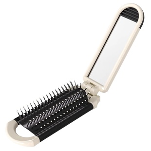 小梳子随身便携折叠儿童女孩女士专用长发气囊气垫按摩镜子梳一体