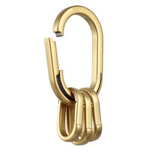 钛合金钥匙圈环窄边超薄快拆适用于奔驰奥迪大众咔啪扣汽车钥匙扣