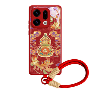 福禄GGUU适用OPPOfindx9手机壳findx9保护+套x9新款x8高级感find玻璃x9pro全包ultra的s带挂绳oppo女x7系列端