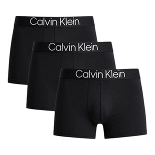 【自营】Calvin Klein/凯文克莱男士内裤平角透气四角三条礼盒装