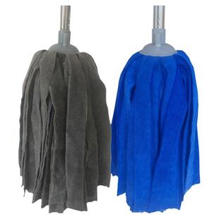 老船长吸水圆头家用拖布超细纤维毛巾布拖把头墩布老式拖把一拖净