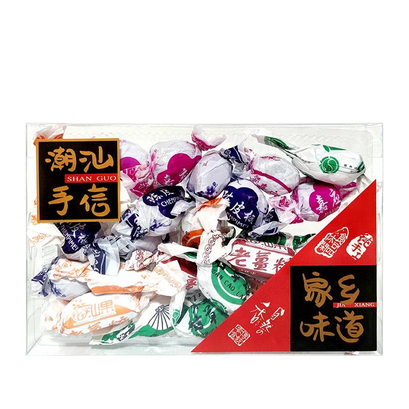 潮汕特产手信竹篮陈皮梅甘草榄加应子老姜糖糖桔蜜饯果干小吃零食