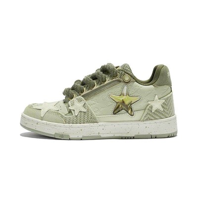 【官方正品】kaalixto星星鞋国潮休闲男女厚底增高秋冬板鞋