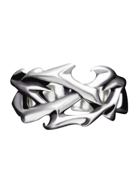 JOJO荆刺戒指男款时尚潮流个性