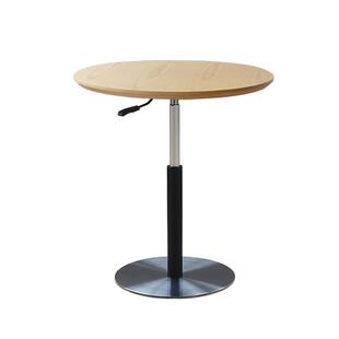 中古实木茶几现代简约升降沙发边几边桌家用小户型客厅阳台小圆桌