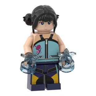 跨境新品猎魔女团 KPop Demon Hunters 积木鲁米拼装模型公仔娃娃