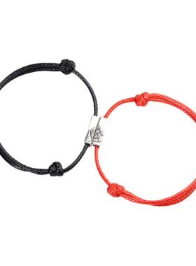 纯银情侣手链学生韩版礼物