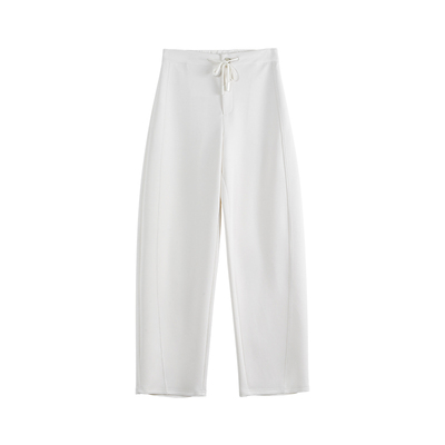 夏季新款橡筋腰空气层镰刀裤