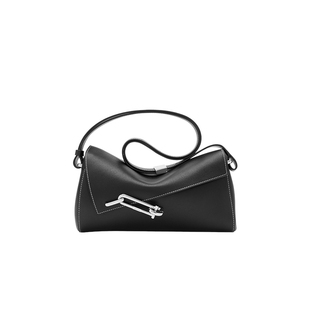 TADFAB包包中号softie软盒包黑色真皮高级百搭斜挎单肩腋下风筝包