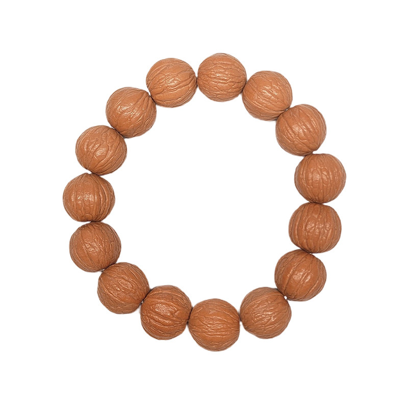 凤羽猴头核桃手串土豪南瓜聚宝盆全品原皮原籽盘玩佛珠文玩手链男