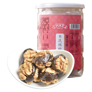 三阳南货店枣泥核桃仁枣夹核桃传统糕点孕妇零食上海特产年货