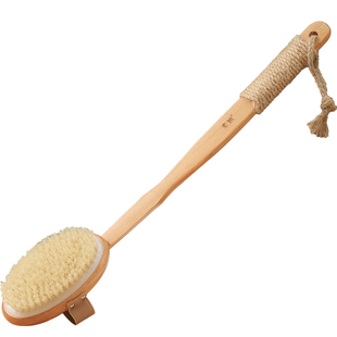 素娘猪鬓毛干刷身体刷沐浴刷长柄洗澡刷子搓背神器美体脂肪皮肤刷