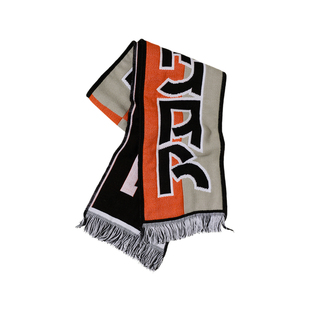 Polar Skate Co Squares Football Scarf 艺术logo印花流苏围巾