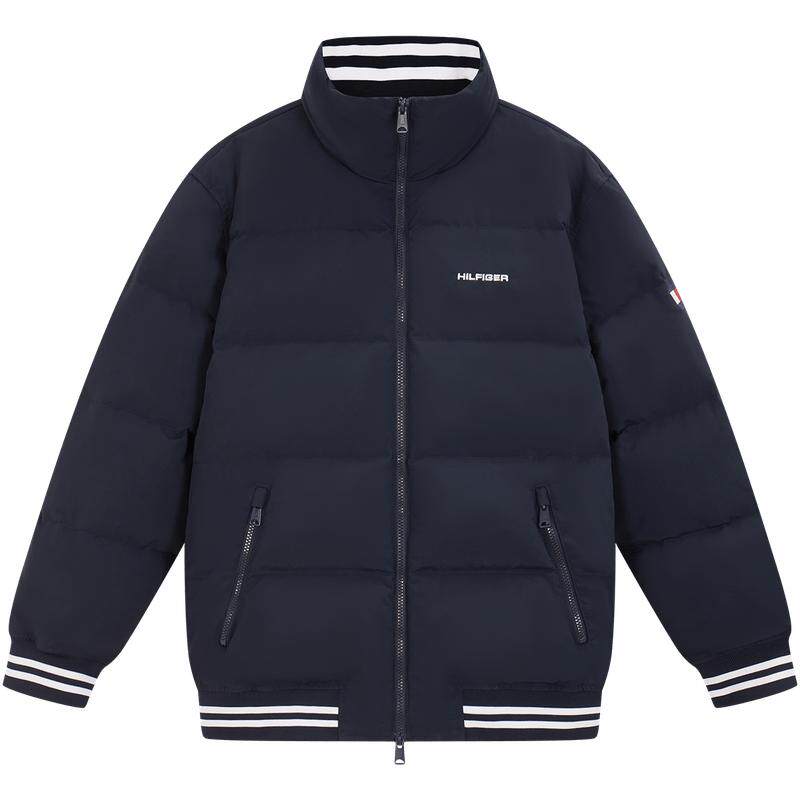 Tommy男装美式复古立领棉服夹克