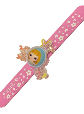 带灯转动流沙满钻儿童闪光首饰