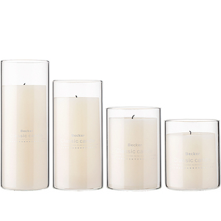 玻璃烛台无烟蜡烛浪漫情人节烛光晚餐婚庆酒店婚礼氛围西餐生日