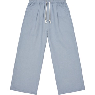 XXZXX 苎麻棉透气休闲裤子男女同款潮牌童装亲子装 夏季新款 1317