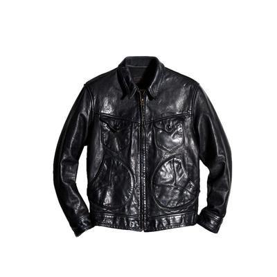 特叔定制门多萨农场主皮夹克