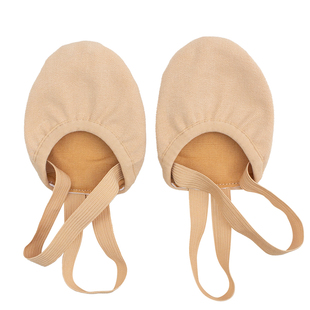 舞苑王军040艺术体操鞋女半脚掌舞蹈鞋儿童半截软底练功鞋足尖鞋