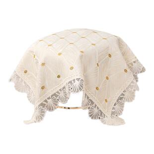 电饭煲盖布防尘罩遮盖盖布高档布艺防油盖巾方巾电饭煲厨房电器帘