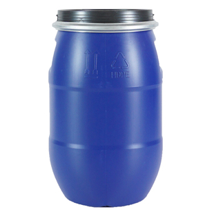 30升125kg公斤铁箍桶带盖密封胶桶水桶化工桶有机肥法兰桶泔水桶