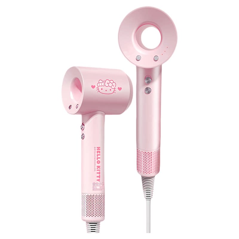 正版HelloKitty吹风机负离子护发静音高级感电吹风送女孩生日礼物