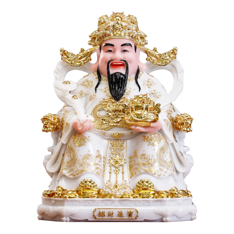 如意财神爷佛像家用供奉招财摆件