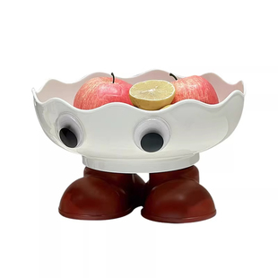 新款高颜值精致多巴胺水果盘家用客厅摆件中式可爱果糖干果收纳盘