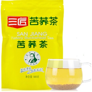 三匠苦荞茶500克袋装荞麦茶 清香四川大凉山苦荞茶 包邮