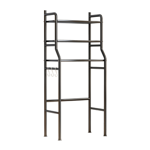 双开门冰箱顶部置物架超市冰柜上方货架厨房落地分层式调料果蔬架