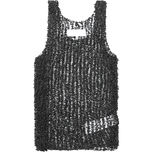 IT Maison Margiela女装编织镂空背心新款摩登性感透视内搭13010A