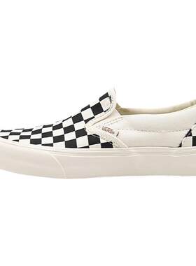 VANS一脚蹬棋盘格板鞋