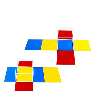 一年级下册认识图形教具单元套装数学教具学具盒平面图形大全教具几何图形卡片磁性正方体和长方体数学教具