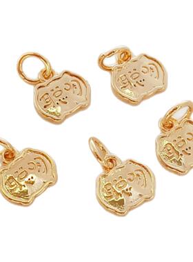 配件包金吊坠招财挂件DIY配饰