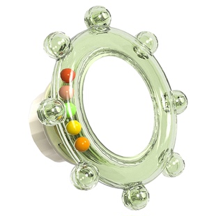 虎皮牡丹鹦鹉小玩具解闷自嗨啃咬鸟笼装饰小太阳玄凤专用旋转镜子