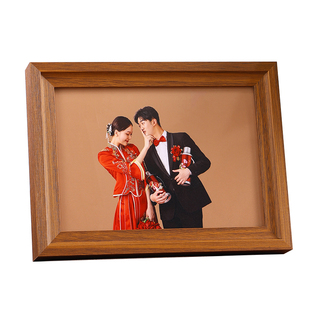 照片相框摆台高级感肖像照洗照片做成相框6寸7寸8寸海报定制空框