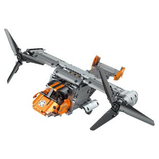 拼图拼搭科技鱼鹰运输直升机成人拼装中国积木模型男孩玩具15043
