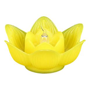 供灯led莲花灯家用供佛灯寺庙河灯法会许愿灯佛前长明荷花灯佛具