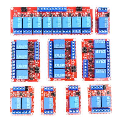 继电器模块1/2/4/8路5V12V24V