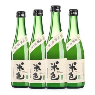 梅见米色米酒原味6度350ml*4瓶孝感糯米酒女士低度甜酒浊米酒米酿