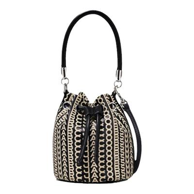 MarcJacobs羊皮老花水桶包