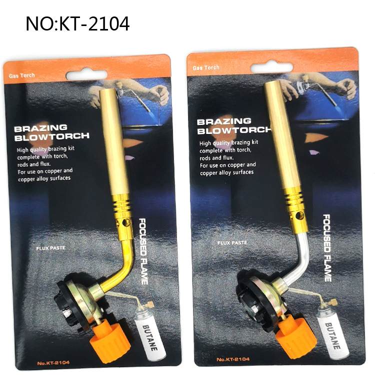 跨境KT-12,7001便携卡式瓦斯铜管铜枪丁烷喷火喷灯焊接槍高温喷管