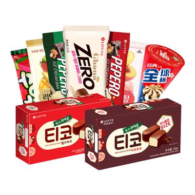 乐天韩国进口雪糕冰淇淋组合装