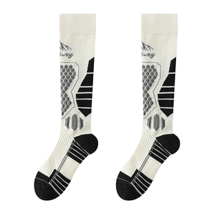 专业滑雪袜子男女冬季加厚保暖美利奴羊毛户外徒步登山运动长筒袜