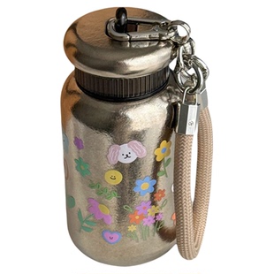 鹿岛好运纯钛保温杯轻便小巧手腕带水杯高颜值女生可爱钛杯礼盒装