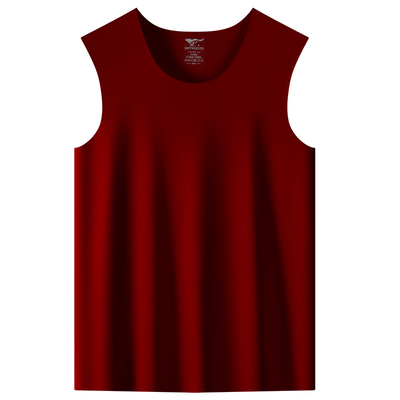 七匹狼保暖背心男德绒本命年红色